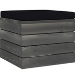 VidaXL 12-delige Loungeset met kussens pallet massief grenenhout