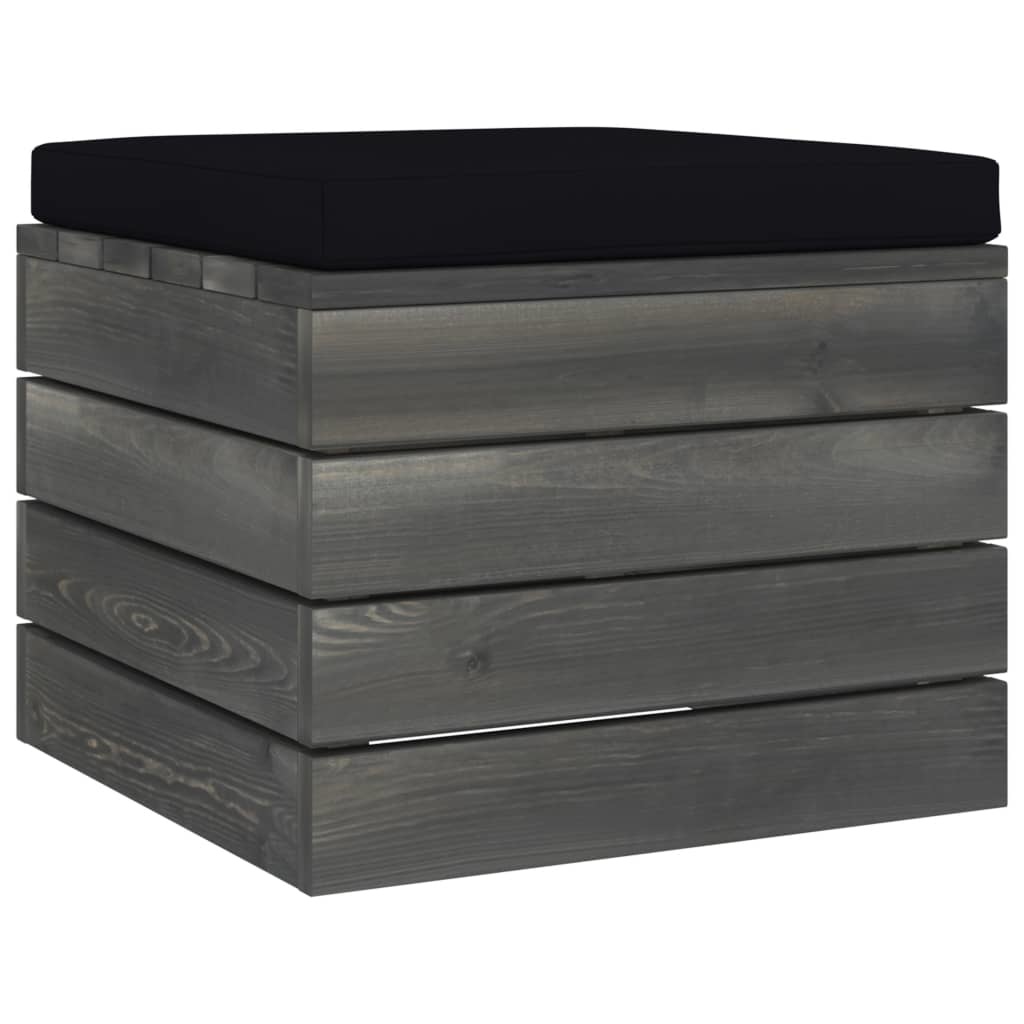 VidaXL 12-delige Loungeset met kussens pallet massief grenenhout