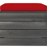 VidaXL 12-delige Loungeset met kussens pallet massief grenenhout
