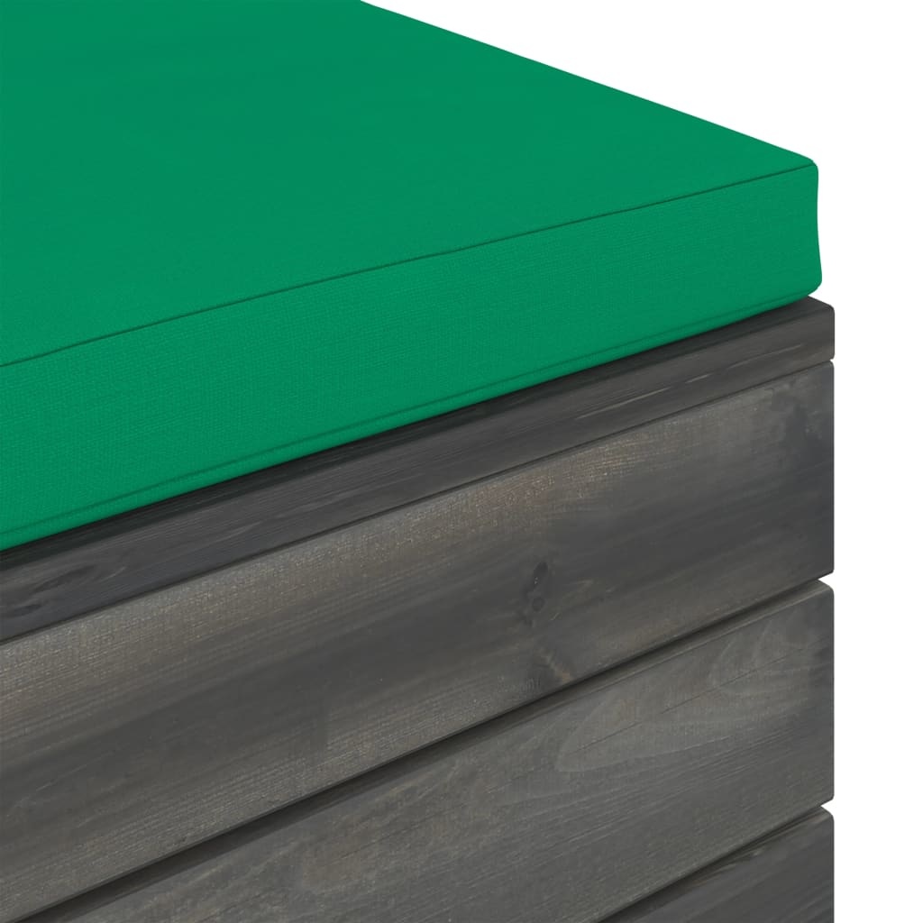 VidaXL 12-delige Loungeset met kussens pallet massief grenenhout