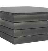 VidaXL 12-delige Loungeset met kussens pallet massief grenenhout