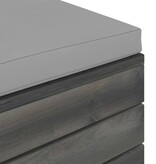 VidaXL 12-delige Loungeset met kussens pallet massief grenenhout