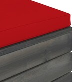 VidaXL 11-delige Loungeset met kussens pallet massief grenenhout