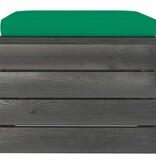 VidaXL 11-delige Loungeset met kussens pallet massief grenenhout
