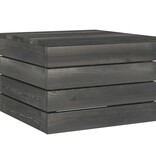 VidaXL 10-delige Loungeset met kussens pallet massief grenenhout