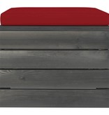 VidaXL 9-delige Loungeset met kussens pallet massief grenenhout