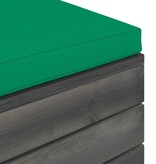 VidaXL 9-delige Loungeset met kussens pallet massief grenenhout