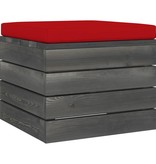 VidaXL 8-delige Loungeset met kussens pallet massief grenenhout