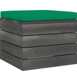 VidaXL 8-delige Loungeset met kussens pallet massief grenenhout