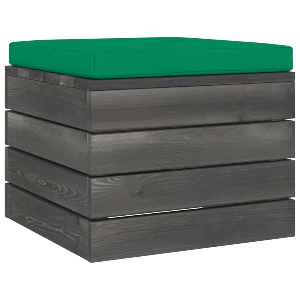 VidaXL 8-delige Loungeset met kussens pallet massief grenenhout