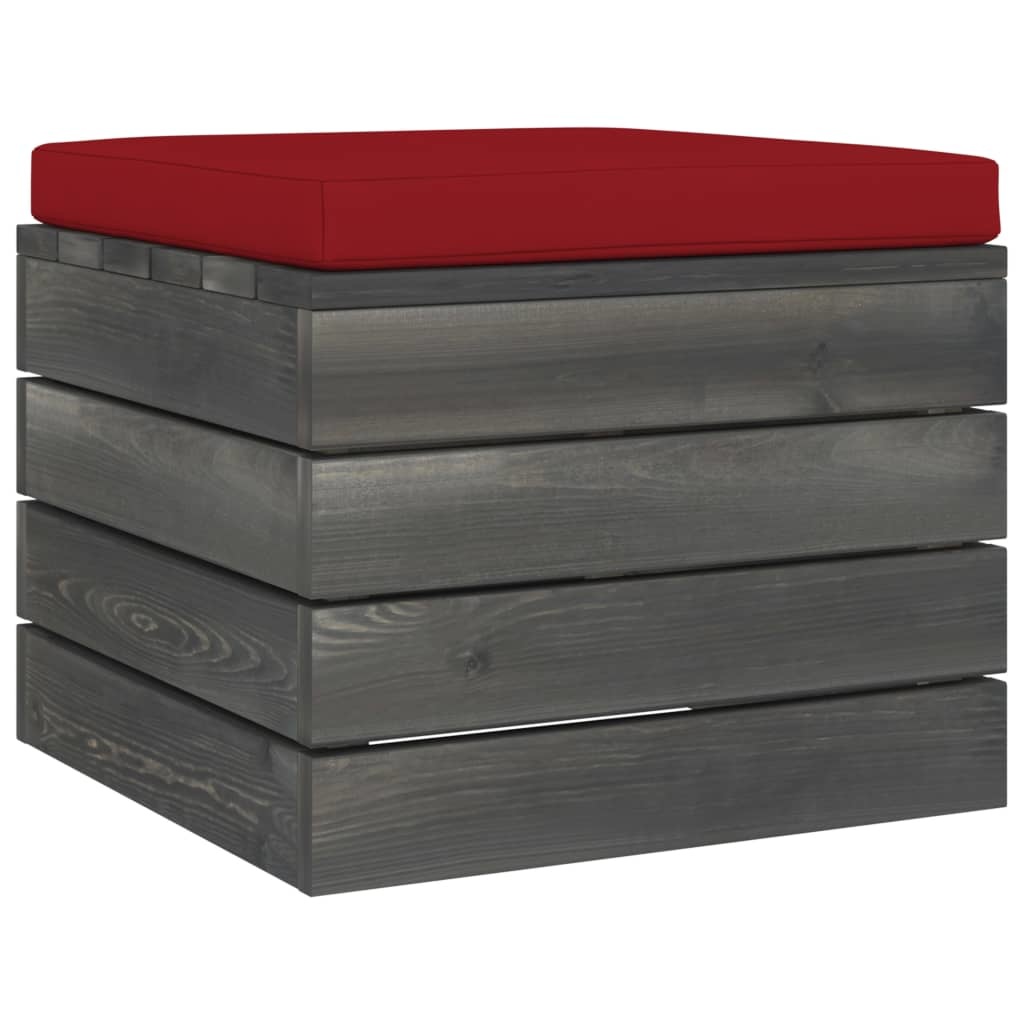 VidaXL 8-delige Loungeset met kussens pallet massief grenenhout