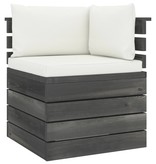 VidaXL 7-delige Loungeset met kussens pallet massief grenenhout