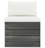 VidaXL 6-delige Loungeset met kussens pallet massief grenenhout