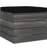 VidaXL 7-delige Loungeset met kussens pallet massief grenenhout
