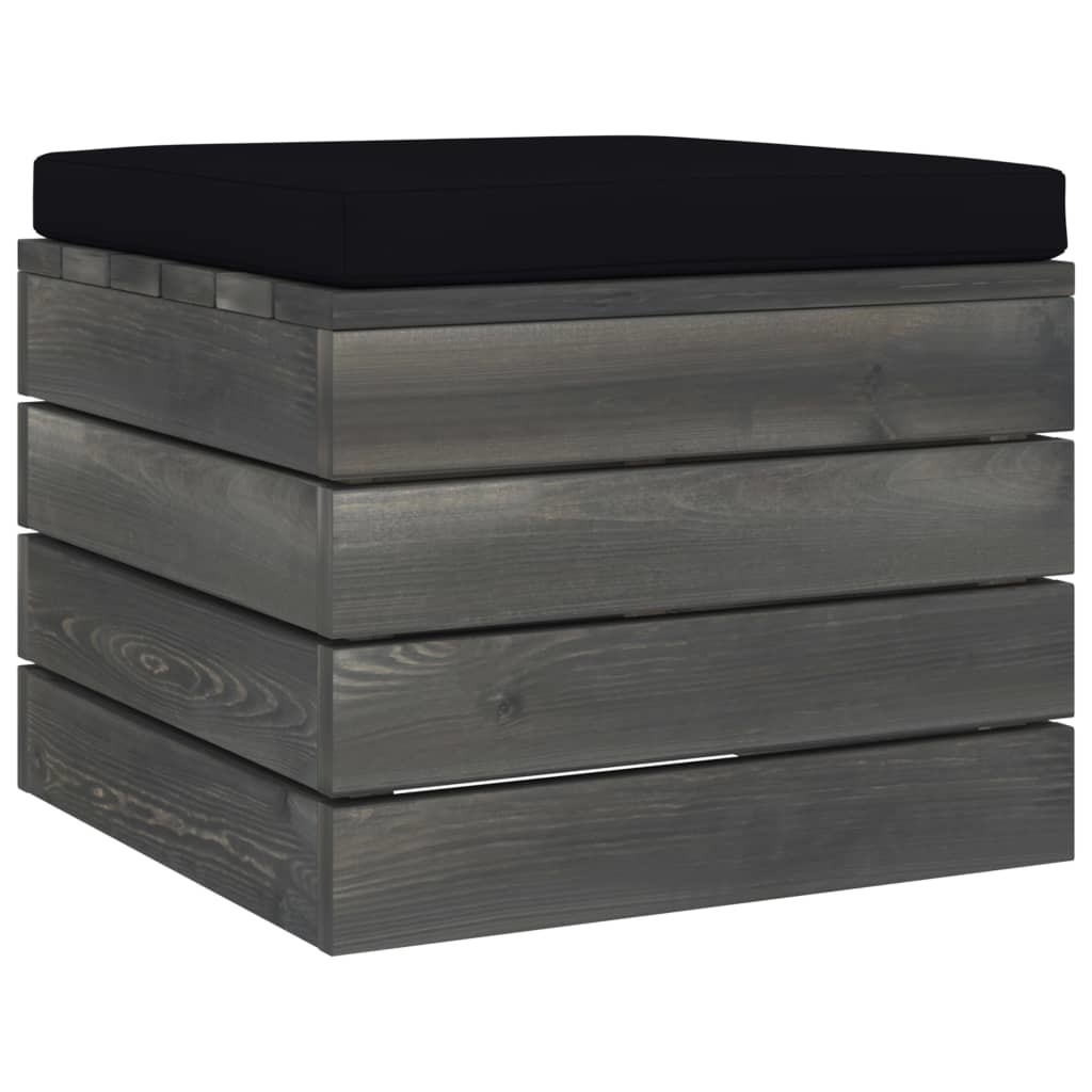 VidaXL 7-delige Loungeset met kussens pallet massief grenenhout