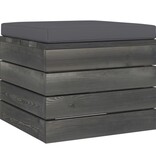 VidaXL 7-delige Loungeset met kussens pallet massief grenenhout