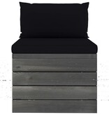 VidaXL 6-delige Loungeset met kussens pallet massief grenenhout