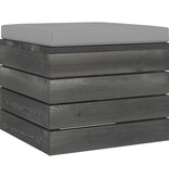 VidaXL 6-delige Loungeset met kussens pallet massief grenenhout