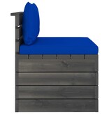 VidaXL 2-delige Loungeset met kussens pallet massief grenenhout