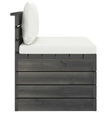 VidaXL 2-delige Loungeset met kussens pallet massief grenenhout