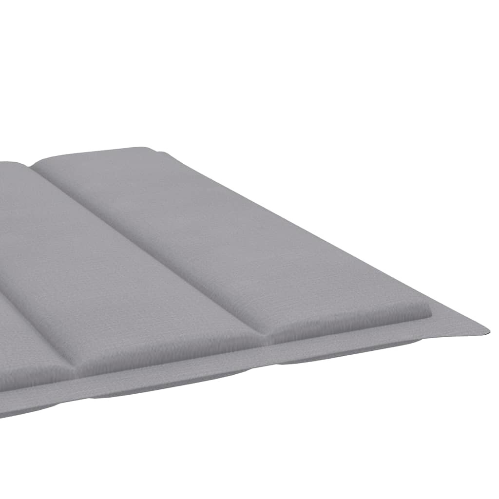 VidaXL Ligbed met kussen massief acaciahout