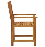 VidaXL Regisseursstoelen 4 st met kussens massief acaciahout