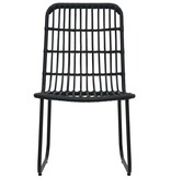 VidaXL 5-delige Tuinset poly rattan en glas