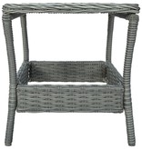 VidaXL 2-delige Loungeset met kussens poly rattan lichtgrijs