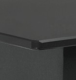 VidaXL 3-delige Tuinset PVC-rattan zwart