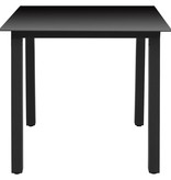VidaXL 5-delige Tuinset zwart en bruin