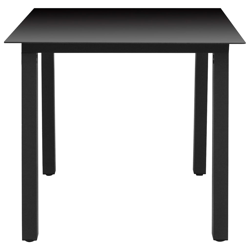 VidaXL 5-delige Tuinset zwart en bruin