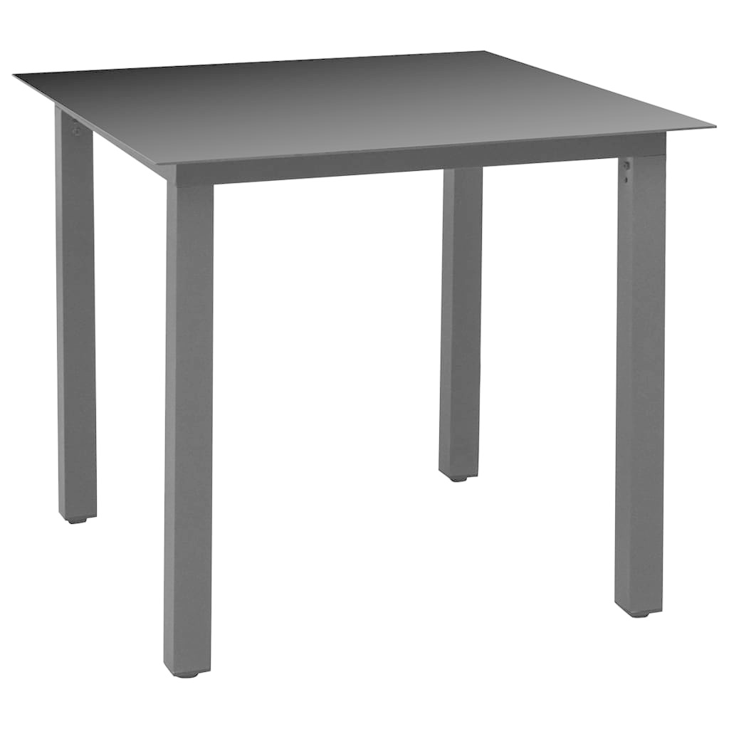 VidaXL 5-delige Tuinset zwart