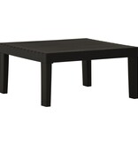VidaXL 4-delige Loungeset met kussens kunststof grijs