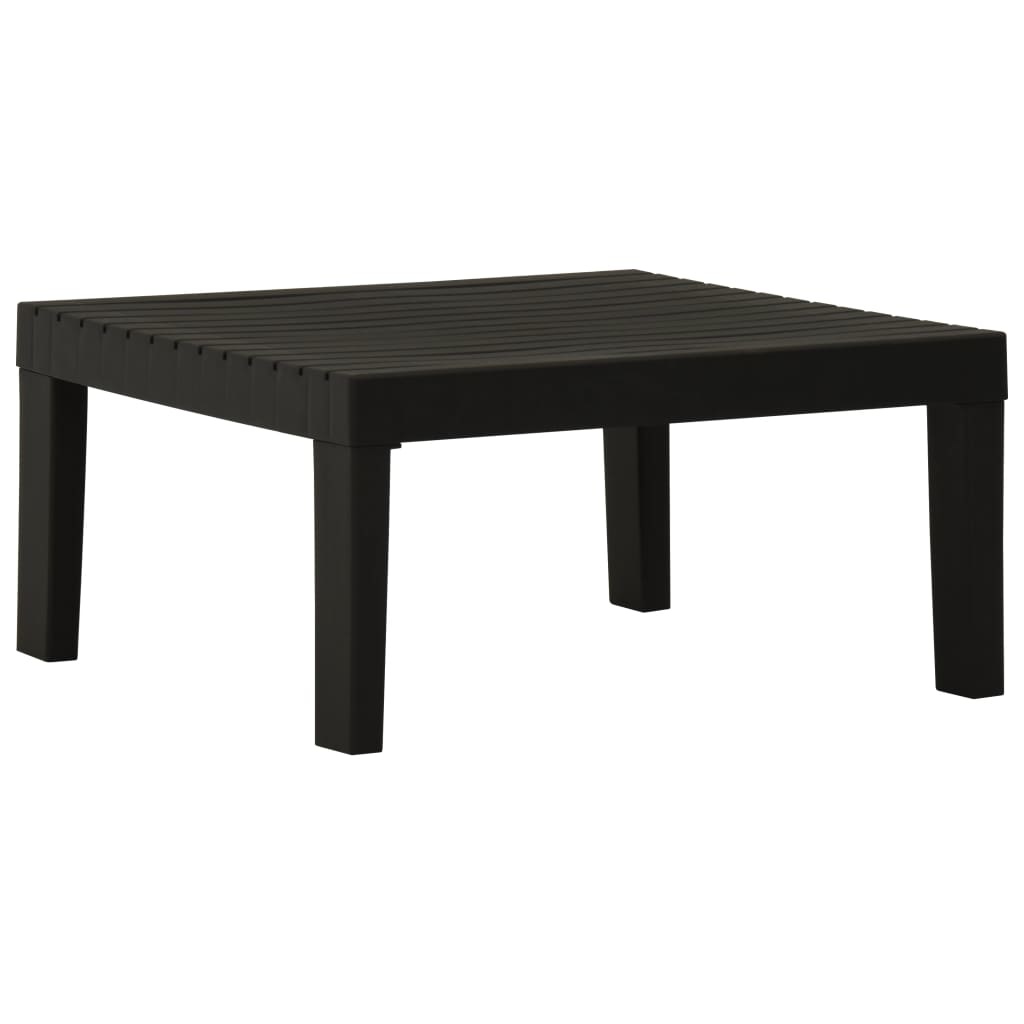VidaXL 6-delige Loungeset met kussens kunststof grijs