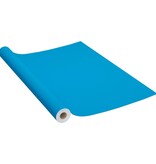 vidaXL Meubelfolies zelfklevend 2 st 500x90 cm PVC azuurblauw