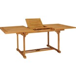 VidaXL 7-delige Tuinset massief teakhout