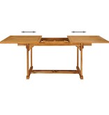 VidaXL 7-delige Tuinset massief teakhout