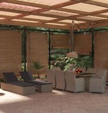 VidaXL 11-delige Tuinset poly rattan bruin