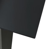 VidaXL 5-delige Tuinset PVC-rattan zwart