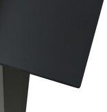 VidaXL 5-delige Tuinset katoenen touw en staal zwart