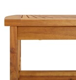 VidaXL 3-delige Loungeset met kussens massief acaciahout