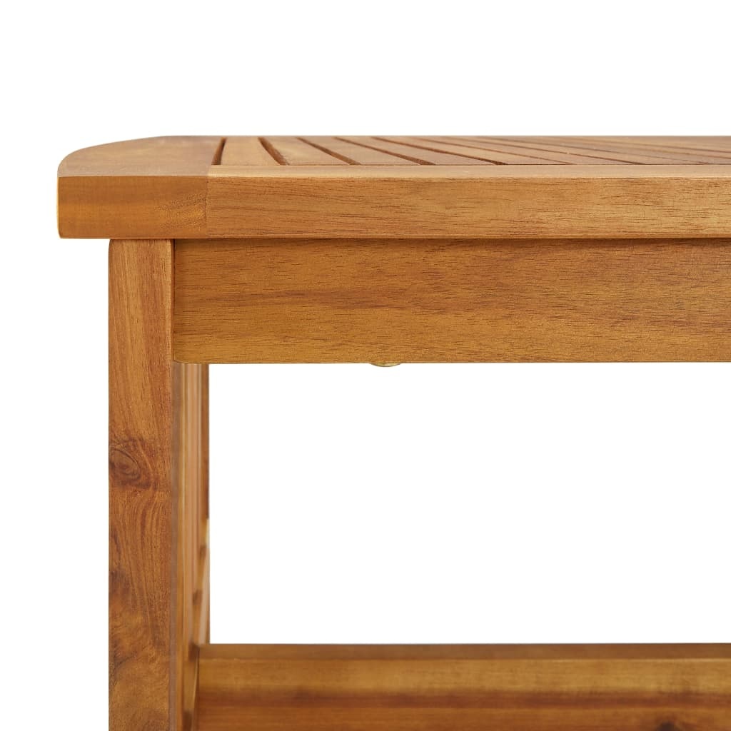 VidaXL 3-delige Loungeset met kussens massief acaciahout