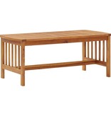 VidaXL 5-delige Loungeset massief acaciahout