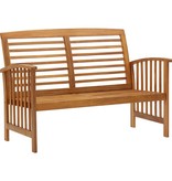 VidaXL 5-delige Loungeset massief acaciahout