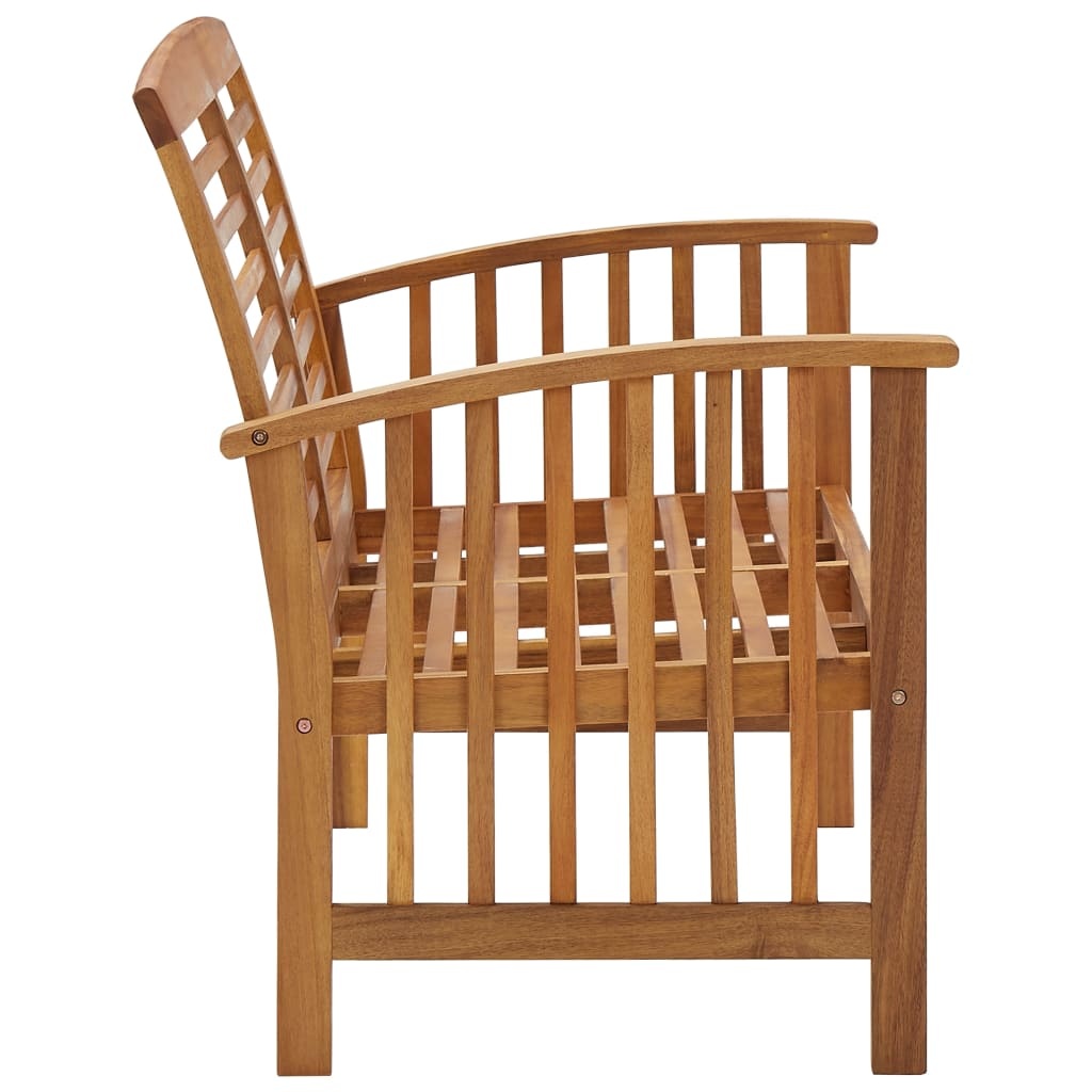 VidaXL 3-delige Loungeset massief acaciahout
