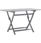 VidaXL 5-delige Tuinset massief acaciahout grijs