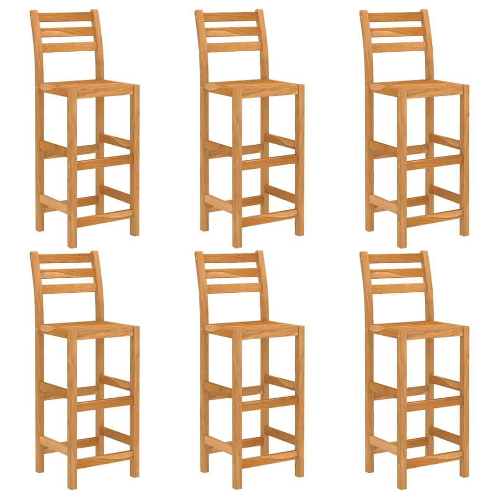 VidaXL 7-delige Tuinbarset massief acaciahout