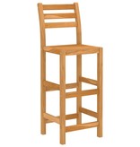 VidaXL 7-delige Tuinbarset massief acaciahout