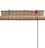 VidaXL Rolgordijnen 2 st 80x160 cm bamboe bruin