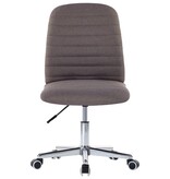 VidaXL Eetkamerstoelen 4 st stof taupe